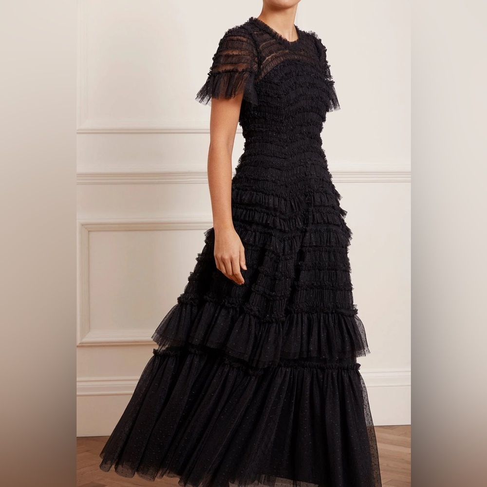 Needle & Thread Inspired Valentine Black Gown Size S